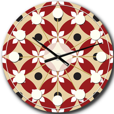 Horloge murale rétro Mid-Century
