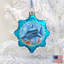 3'' Handmade Glass Holiday Shaped Ornament