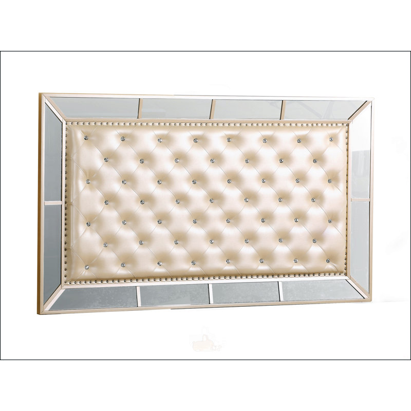 Grand lit Elegant Pearl, Blanc cassé, Grand lit