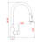 Stainless Steel Pull Down Kitchen Faucet With Soap Dispenser