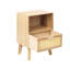 Stonefort 40cm W Solid Wood Bedside Table