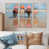 Toile naturelle avec cadre flottant