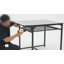 Extendable Unfinished Metal Base Dining Table-800564137-800564136
