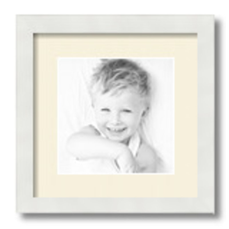 Single Picture Frame, Ivory, 12" W x 12" H