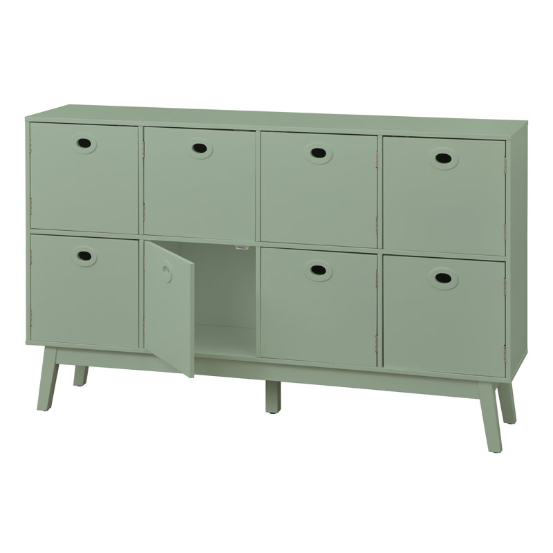 Winnsboro 8-Door Accent Cabinet, Mint