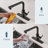 Pull Down Single Handle Kitchen Faucet With Deck Plate, Handles and Supply Lines-60743608