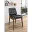 Ensemble de 2 coussins en similicuir Mid-Century