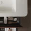 Meuble-lavabo rétro 36 "en noyer avec lavabo