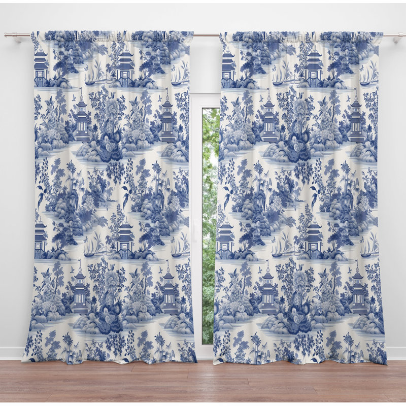 Barrus Room Darkening Curtain Pair, 40" W x 52" L