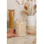 KitchenCraft Idilica Glass Storage Jar with Beechwood Lid and Bamboo Spoon, 1200ml