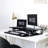 Schmitz Adjustable Metal Base Standing Desk Converter