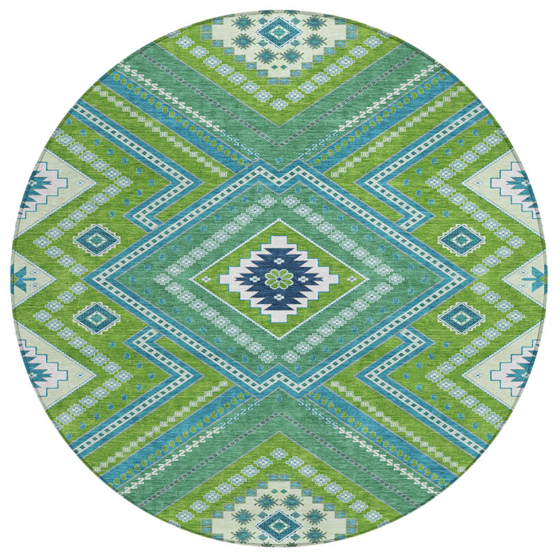 Chayden Indoor/Outdoor Chantille ACN1010 Area Rug, Round 8'