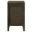 Clement Dark Cocoa 2-Drawer Nightstand Bedside Table