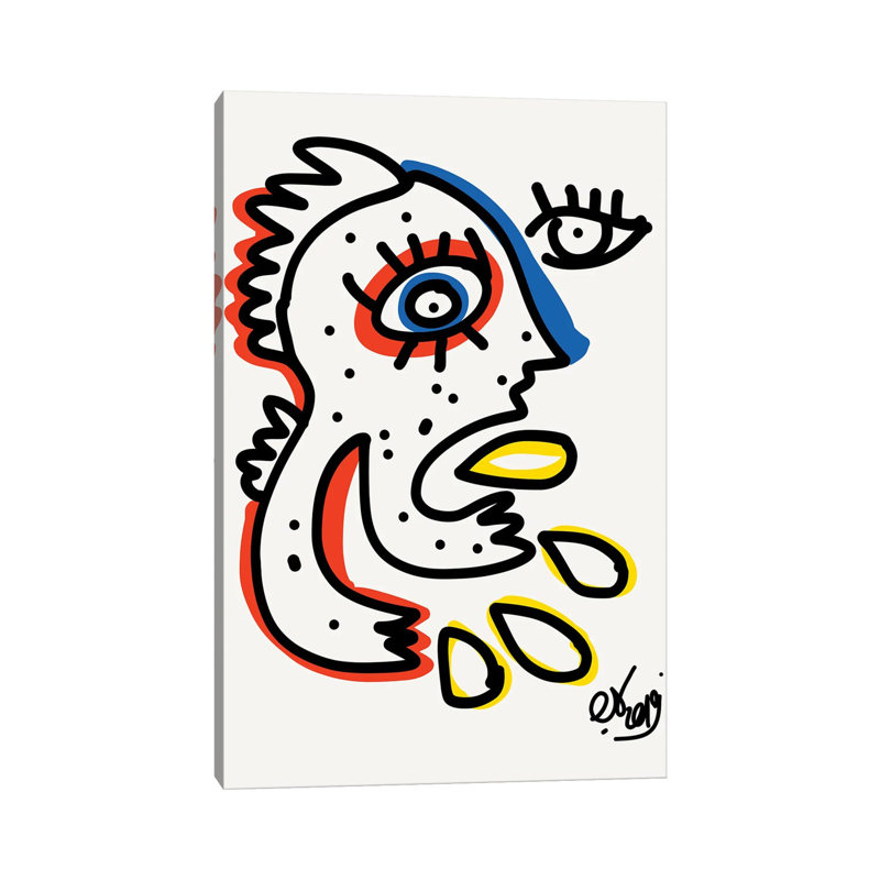 French Graffiti Art by Emmanuel Signorino - Wrapped Canvas Print, 66.04 cm H x 45.72 cm W x 1.91 cm D