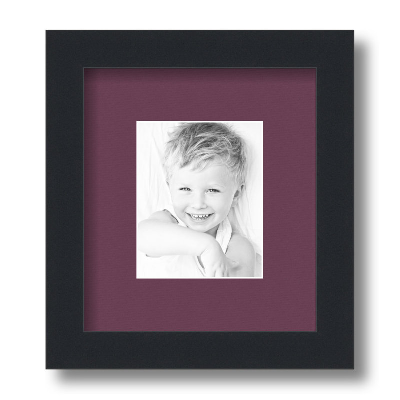 Cadre photo noir satiné Arttoframes, Rubis