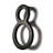 Metal Floating Mount House Number-113467361-113467366-113467370