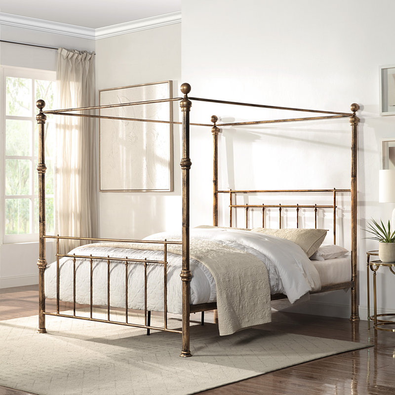 Freudenburg Metal Bed, Small Double - DE (128 x 200.5 cm)