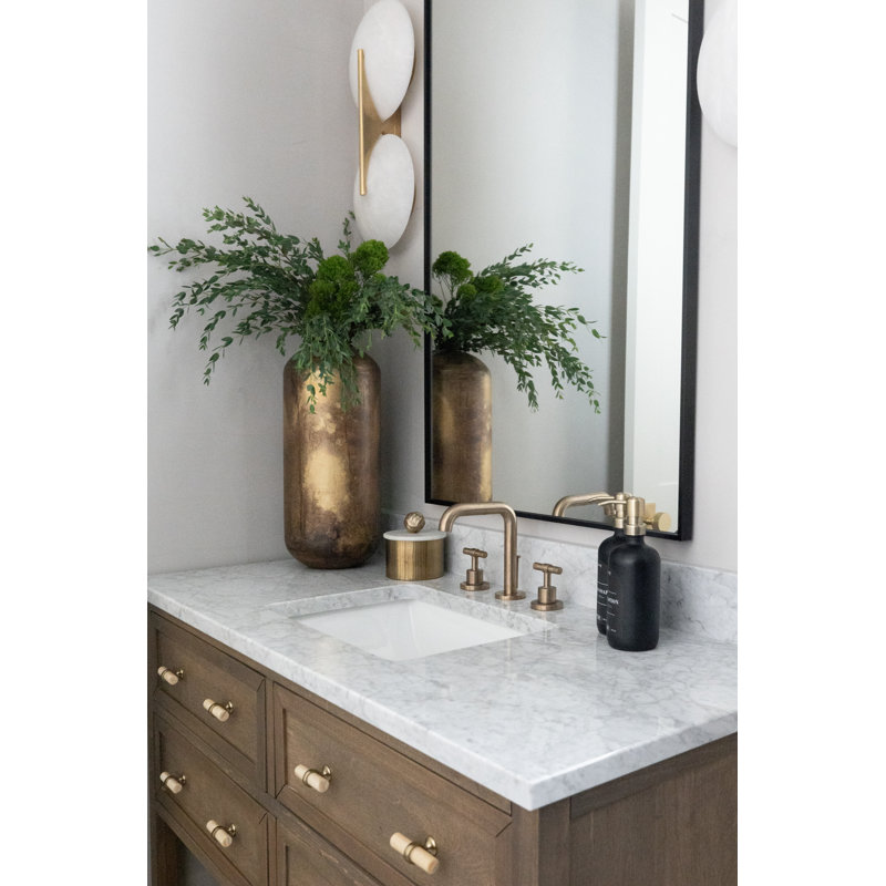 Asteria 2 Light Wall Sconce, Black Brass