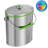 Oval Stainless Steel 1.6 Gallon Countertop Compost Bin