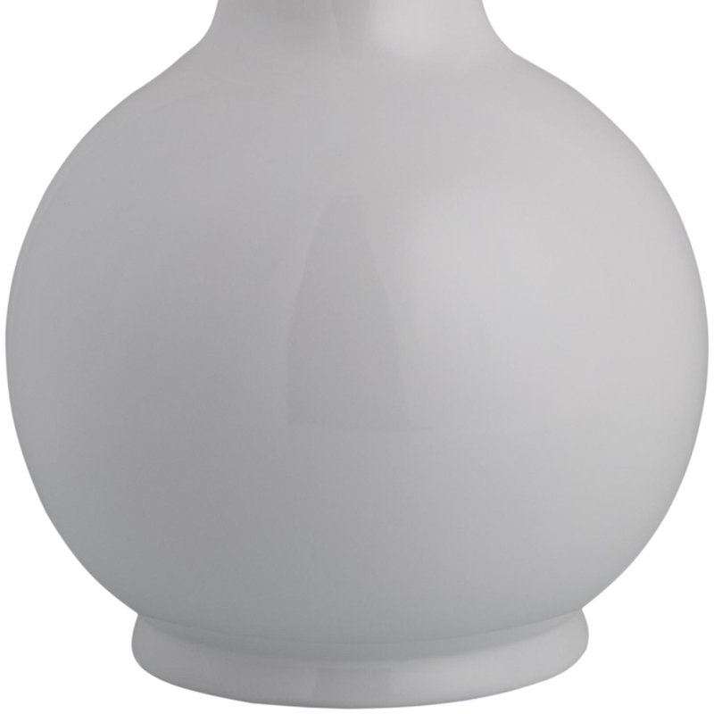 Lampe de table Canvey Maura, Tanné, Blanc, H 22 po x l 15 po x P 15 po