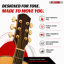5 cordes de guitare acoustique 0,010-0,047 robuste de calibre en acier avec tons vifs pour 6 cordes-113971351-113971352