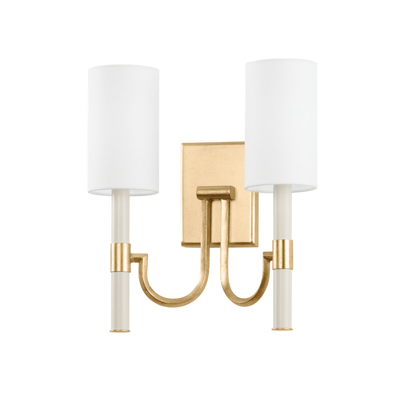 Iron Armed Sconce, Vintage Gold Leaf