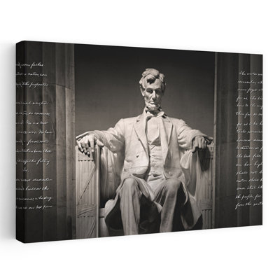 Statue Of Abraham Lincoln In A Memorial Lincoln Memorial Washington Dc Contemporary Architecture Art