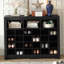 24 Shoe Cubby Console, Modern Shoe Cabinet With Curved Base, Versatile Sideboard With High-Quality For Hallway, Bedroom, Living Room-1321902856