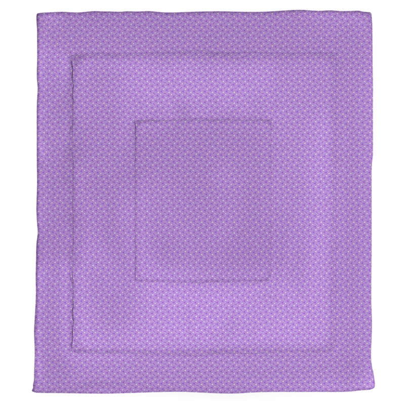 Édredon simple réversible Katelyn Elizabeth, Édredon simple, Violet / Blanc