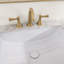 Meuble-lavabo double 60 po avec comptoir en pierre frittée 60 po