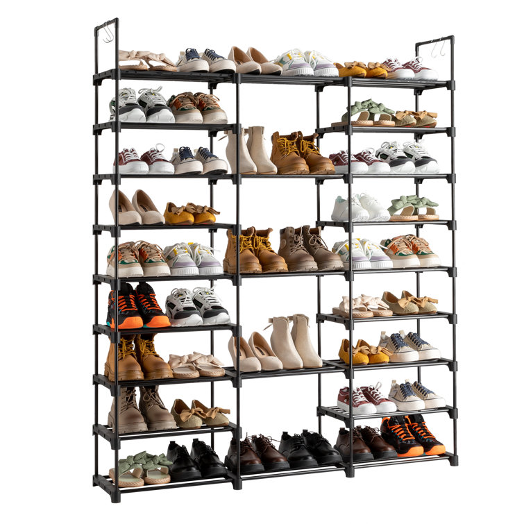 50 Pair Stackable Shoe Rack