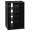 Armoire décorative, meuble multimédia à 5 niveaux avec tablettes réglables à 3 niveaux