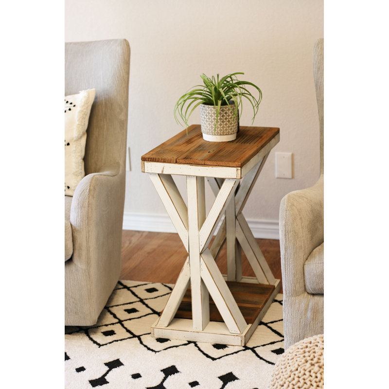 Solid Wood End Table
