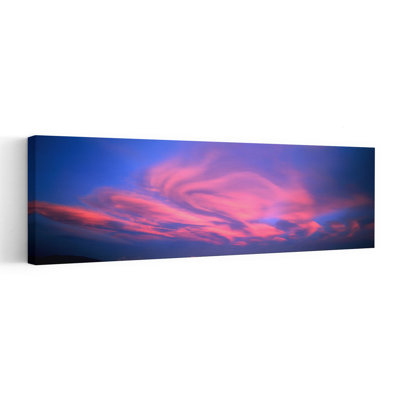 «Cloudscape» Canterbury, Nouvelle-Zélande, art contemporain contemporain au coucher du soleil