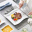 12-Piece Porcelain China Dinnerware Set, Service For 4