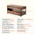 Lift Top Coffee Table Rectangle Coffee Table with Light & USB Brown