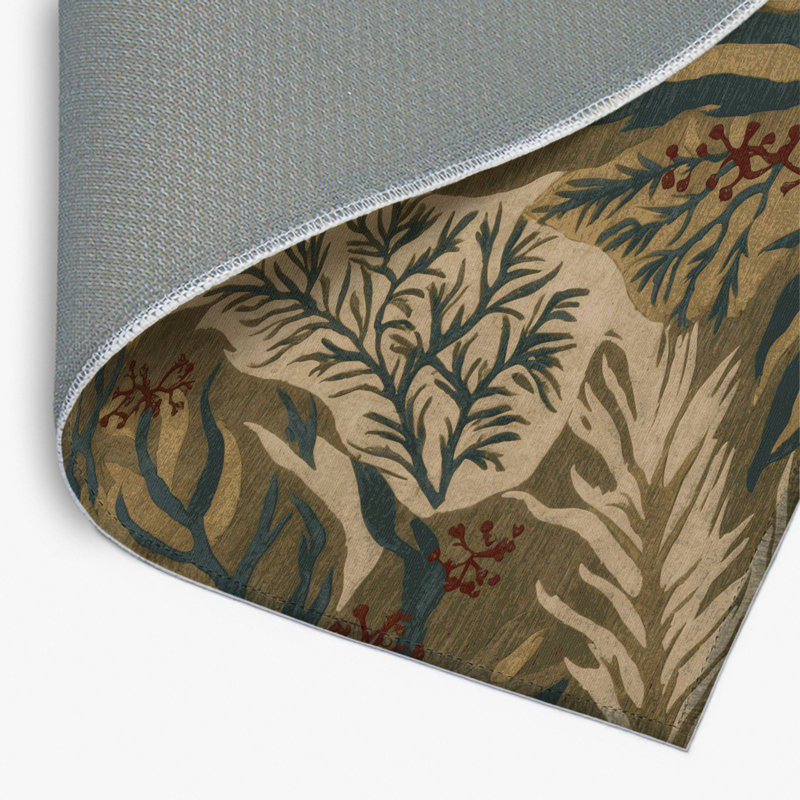 Nature Brown Indoor and Outdoor Area Rug, Rectangle 8' x 10'