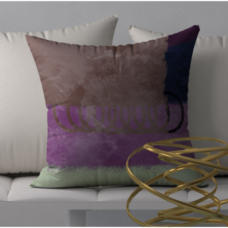 Housse de coussin pour oreiller carrée de grande valeur Gwalchmai, H 20 po x l 20 po