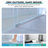 56" - 60" W X 76" H Single Sliding Shower Door, Frameless Bathroom Sliding Door With 1/4" (6Mm) Tempered Glass For Walk-In Shower, Brushed Nickel-123210101