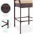 Rovenia Upholstered Counter Stool with Iron Frame