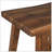 Solid Wood Rustic 3-Piece 45" Stationary Kitchen Island Set With 2 Seatings, Rubber Wood Butcher Block Dining Table Set Prep Table Set With 2 Open Shelves For Small Places,Walnut+Cream White