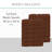 Willow 12 Pieces Towel Set – 100% Combed Cotton, Premium Quality 630 GSM, Chocolate, Ultra-Soft & Highly Absorbent (12 Hand Towels)-120631033-120631025