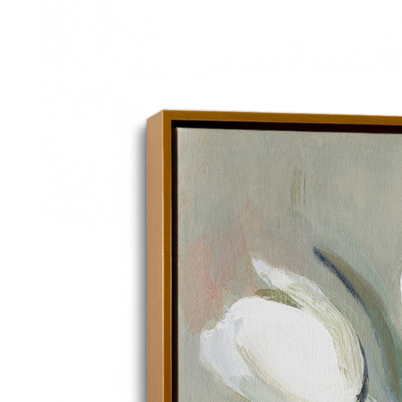 Timeless Tulips, reproduction sur toile, H 16,75 po x l 16,75 po x P 1,75 po, Cadre flottant or poli
