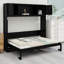 Lit escamotable double avec armoires de rangement-945610501-945610502