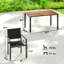 Ensemble de table et chaises de conversation, ensemble de salle à manger d'extérieur, ensemble de table et chaises de jardin