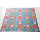 Evie Hand Knotted Wool Abstract Area Rug