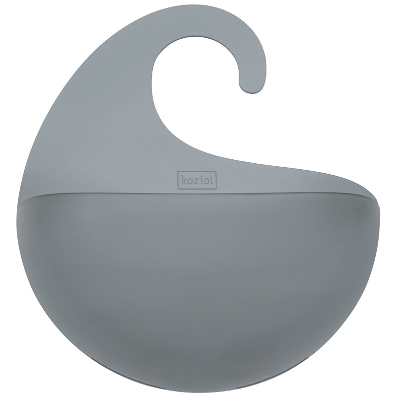 Surf Portable Shower Caddy, 25.3cm H x 21.6cm W x 6.5cm D, Anthracite