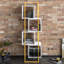 Agda 160cm H 38cm W Geometric Bookcase-1526832654