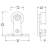 Iron Standard Single Door Barn Door Hardware Kit