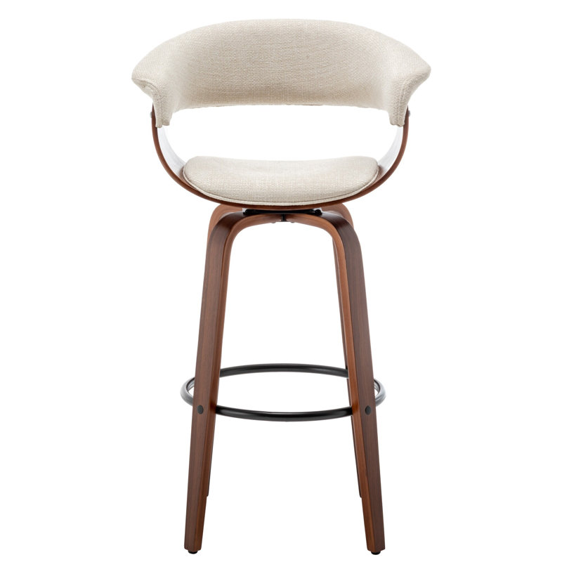 Tabouret de bar 40,8 po Adrista, Blanc cassé